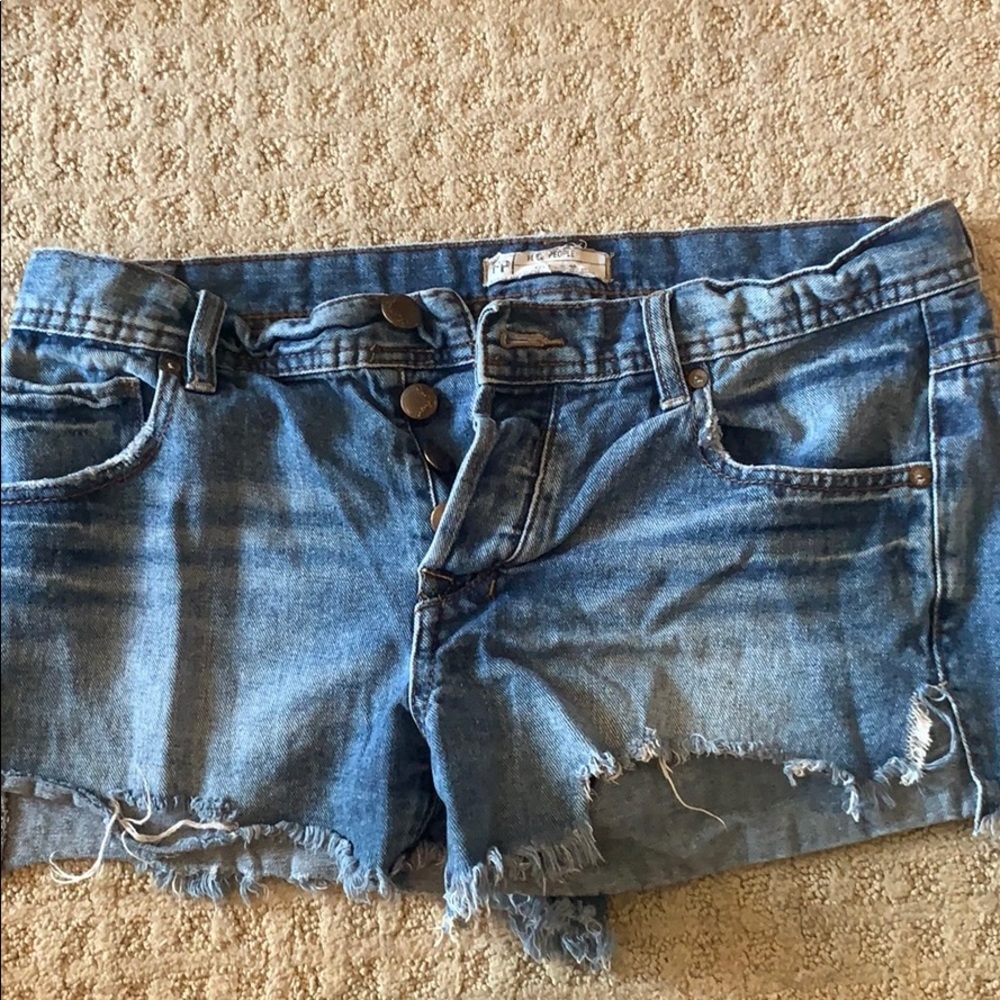 Free People Denim Shorts